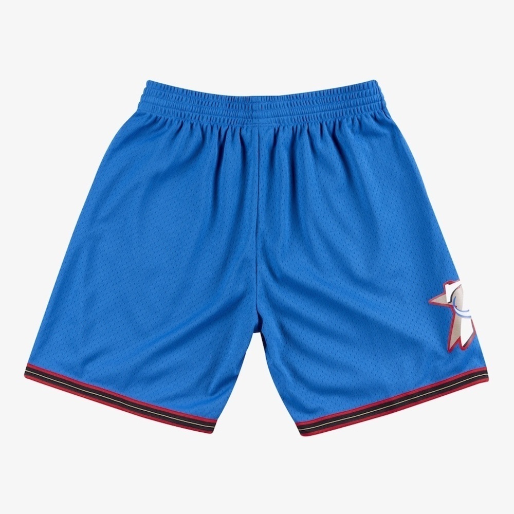 Blue Men's Athletic Mesh Shorts